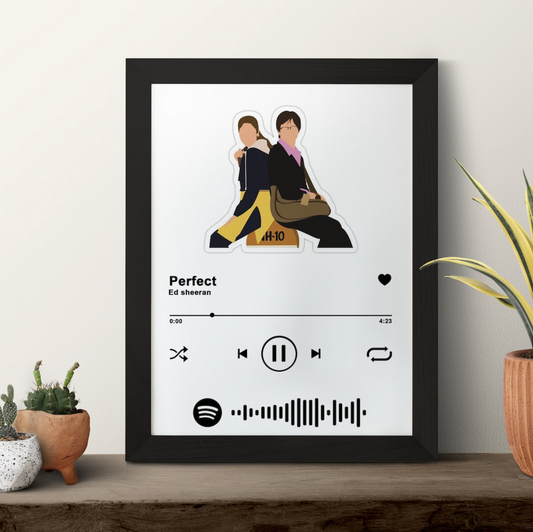 Spotify Frame with illustration